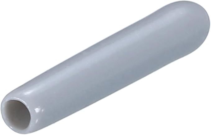 uxcell 20pcs Rubber End Caps 2mm ID Vinyl PVC Round Tube Bolt Cap Cover Screw Thread Protectors Grey