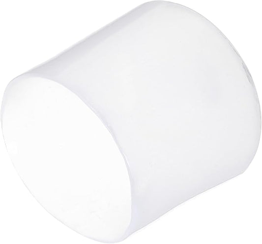 uxcell 20pcs Rubber End Caps 32mm ID Vinyl PVC Round Tube Bolt Cap Cover Screw Thread Protectors Clear