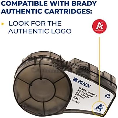 Brady M210-LAB Portable Label Printer, Blue/Gray, 9.5 in H x 4.5 in W x 2.5 in D