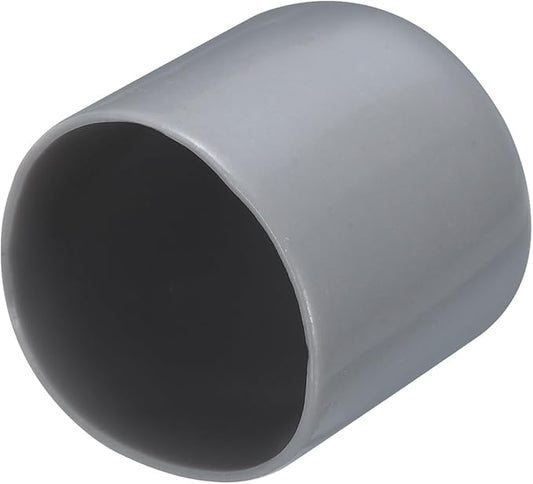 uxcell 20pcs Rubber End Caps 22mm(7/8") ID Vinyl PVC Round Tube Bolt Cap Cover Screw Thread Protectors Grey