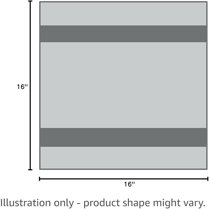 Plush Edgeless Microfiber Towel for Car, Soft Drying Wash Detailing Buffing Polishing Towel, 530 GSM 6Pack 16 x 16inches (Gray, 6Pack)