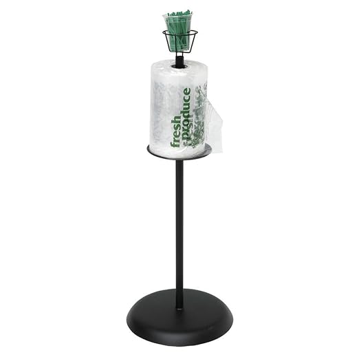 HUBERT Floor Standing Bag Dispenser Holder