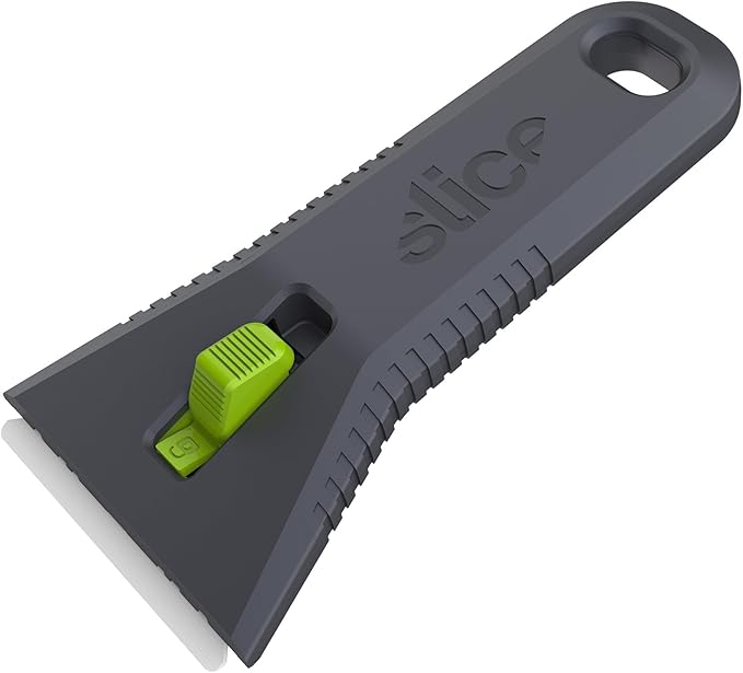 10593-CS Auto-Retracting, Utility Scraper, Locking Ceramic Blade, Rust Free, Finger Friendly, Soft-Touch Comfort Grips Reduce Strain, 12 Pack