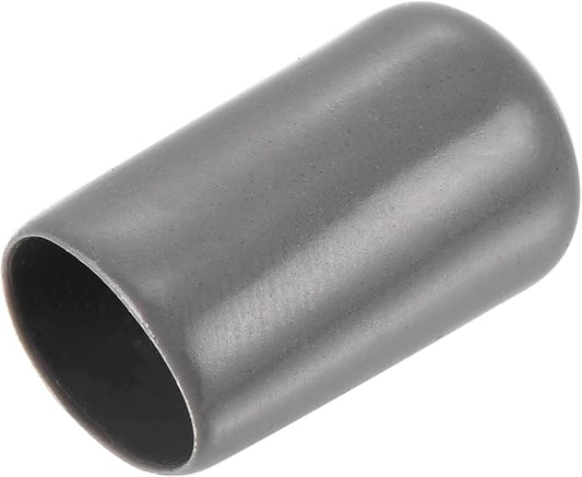 uxcell 20pcs Rubber End Caps 11mm ID Vinyl PVC Round Tube Bolt Cap Cover Screw Thread Protectors Dark Grey