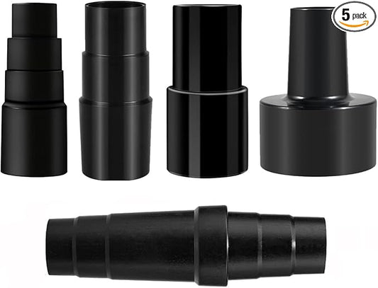 Universal Vacuum Hose Adapter Kit Reducer Attachment Set,Shop Vac Vacuum Hose Adapter 1 1/2 to 1 1/4 inch, 1 3/8 inch to 1 1/4 inch