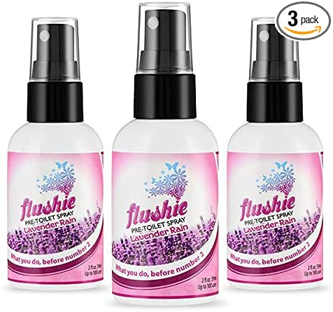 Flushie Pre-Toilet Sprays for Poop Travel Size Toiletries Bathroom Spray for Poop Spray for Toilet Deodorizer Traveling Essentials Poop deodorizer Poop Odor eliminator