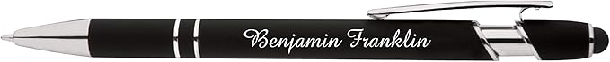 Up to 500 Pcs Custom Pens Bulk | Rainbow of Colors | Soft-Touch Metal Black Ink Personalized with Name or Message (Light Blue, 150 pcs)