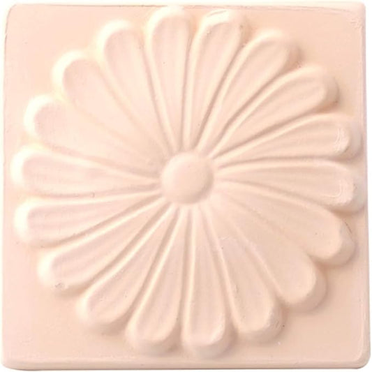 Stone Diffuser-Korean flowers 4 Square tiles, One Set-Odor Eliminator, Air Purifying, Humidity Control, Aromatherapy Passive Diffuser