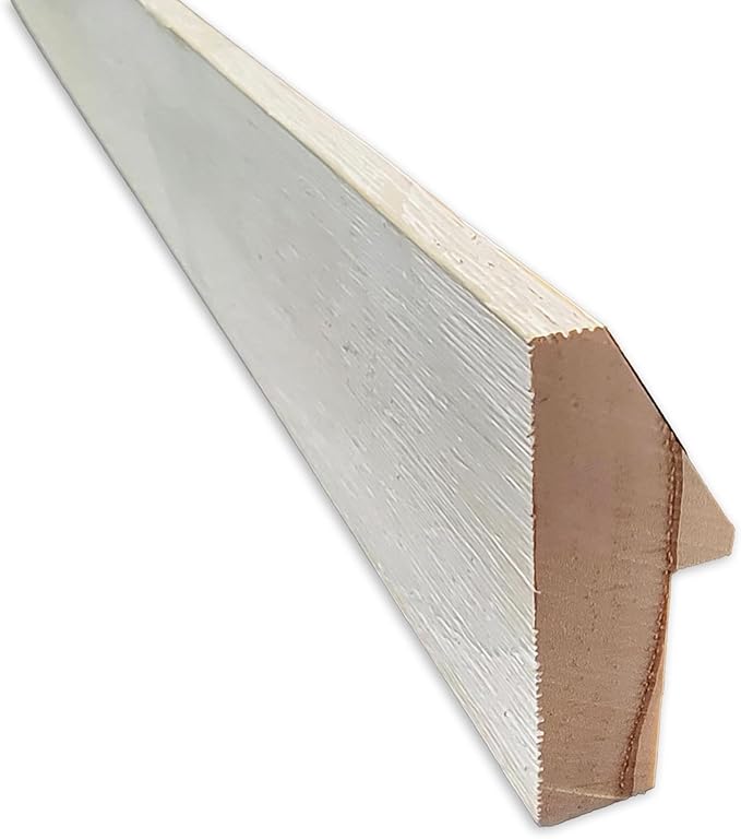 Amanti Art Natural Cork Board for Wall, 21x45 Vision Board with White Frame, Oversize Corkboard Office Decor for Home Organization, Modern Corkboard Pinboard to Display Items for Home Organization in