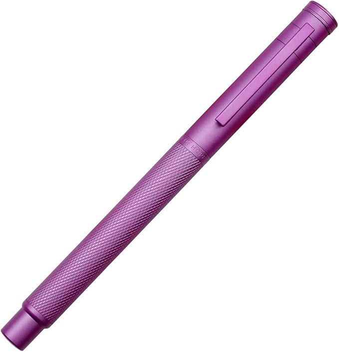 Asvine Pink Forest Fountain Pen Fine Nib, Classic Design with Converter and Metal Pen Case, The Light of Hope Serise