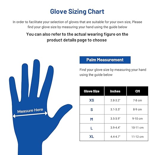 JMU Nitrile Gloves Small Case, 4000 Count, 3.5Mil Disposable Medical Exam Gloves Latex Free Powder Free