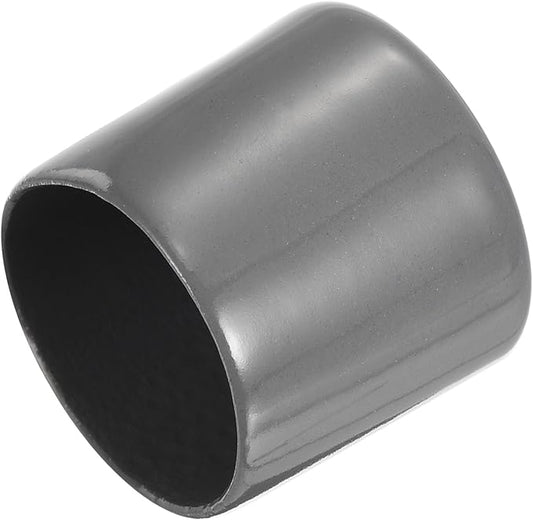 uxcell 20pcs Rubber End Caps 30mm ID Vinyl Cap Cover Screw Protectors Dark Grey
