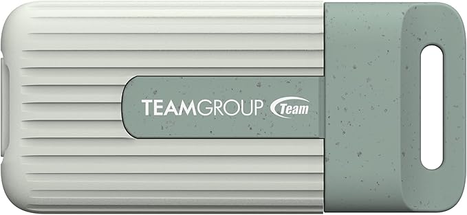 TEAMGROUP PD20 ECO 4TB Portable External Solid State Drive SSD Read up to 1000MB/s USB 3.2 Gen2x1 Type-C Waterproof Dustproof IP54 TPSEG4004T0C102