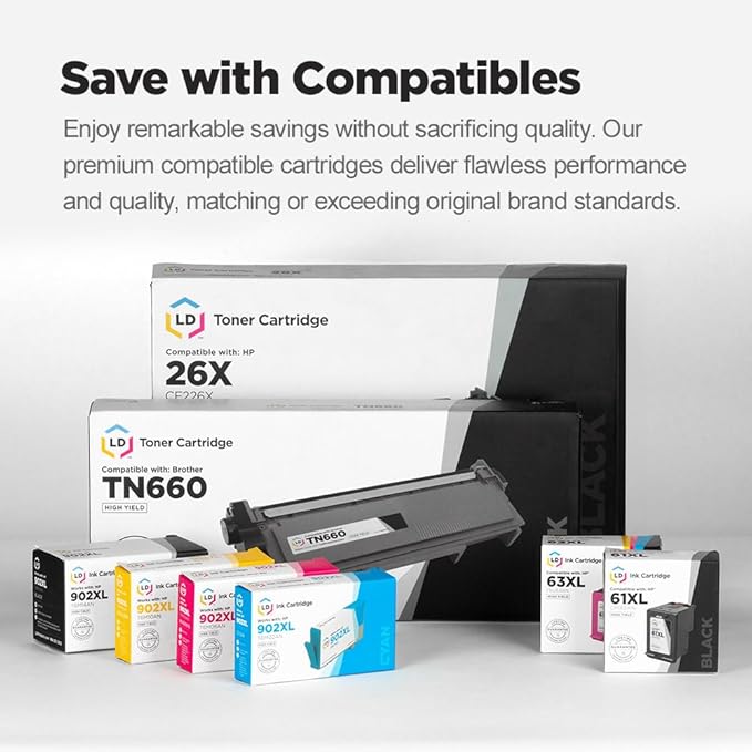 LD Products Remanufactured Ink Cartridge Replacement for HP 15 C6615DN (Black, 2-Pack) Compatible w HP Copier 310 HP Printers 810 812 812C 840 841C 842C 843 845 845C 920 920C 940 940C 940Cvr and More