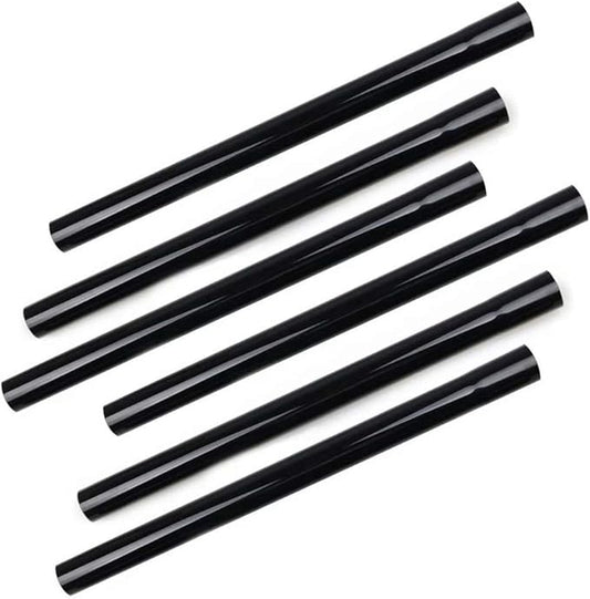 6 Pcs 1.25inch Universal Vacuum Extension Wand Vacuum Attachments 1 1/4 inch, 1 1/4" Friction Fit Extension Wand, Vacuum Cleaner Extension Tube