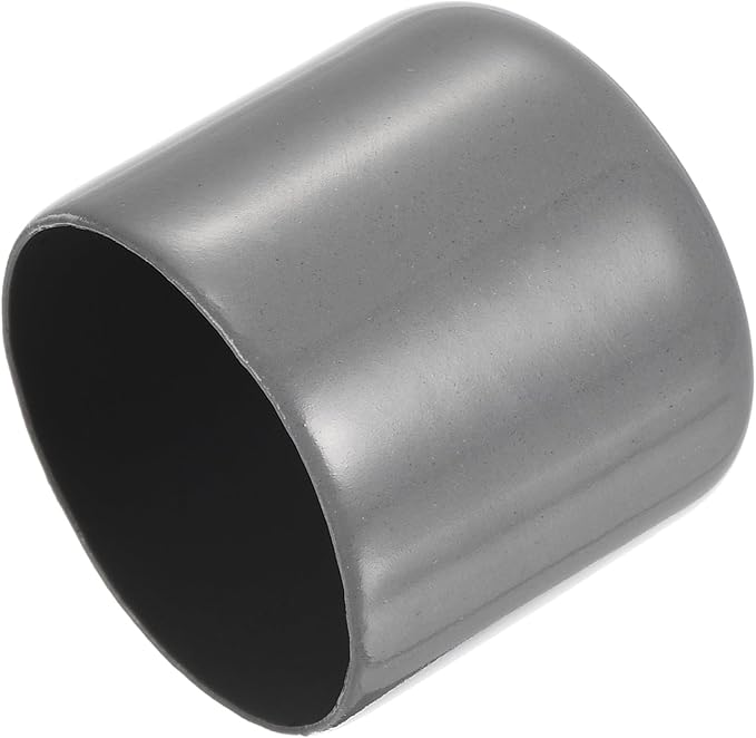 uxcell 20pcs Rubber End Caps 33mm ID Vinyl Cap Cover Screw Protectors Dark Grey
