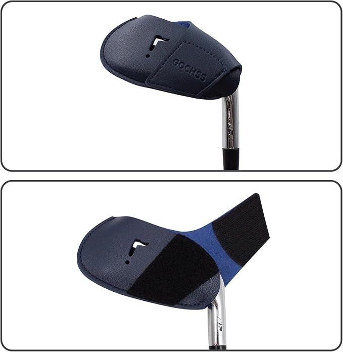 I Golf Iron Headcovers 10pcs PU Fit Both Right-Handed Clubs Golf Club Protector for Titleist Callaway Ping Taylormade Fit More Brands Golf Iron.