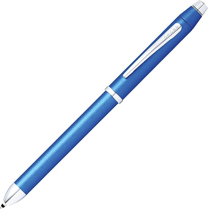 Cross Tech3+ Refillable Tech3+ Presented in a Premium Gift Box - Medium Point, Black Ink, Blue