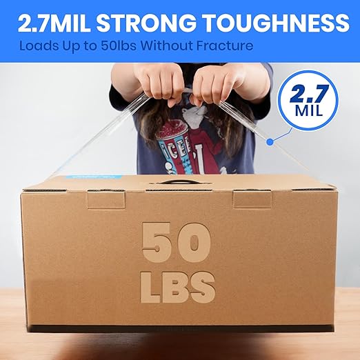 ADHES Packing Tape Shipping Tape Packaging Tape for Moving Boxes, 60yard Per Roll 1.88inch Width 2.7Mil Thickness