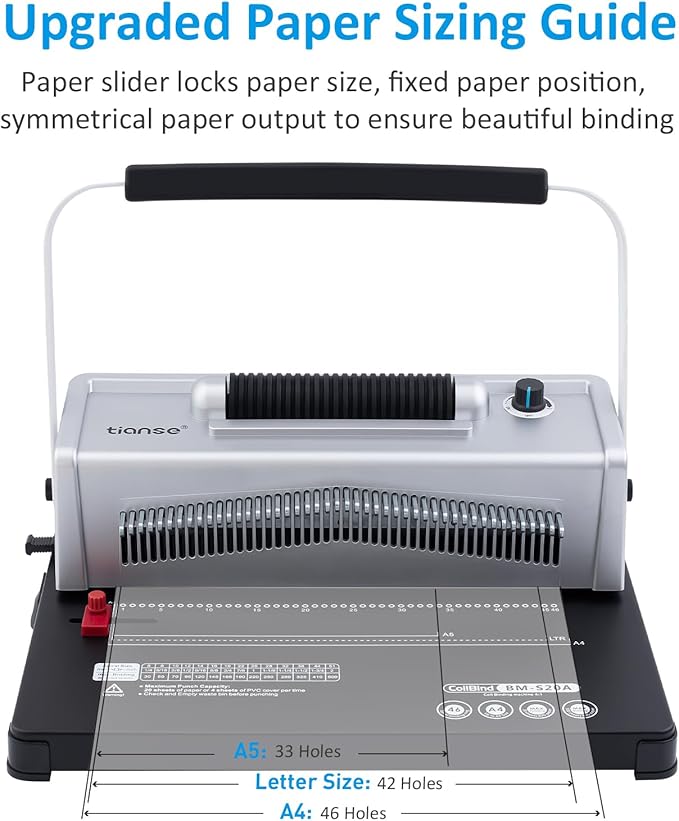 TIANSE Spiral Binding Machine