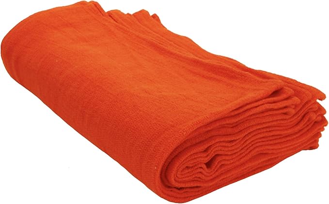Arkwright Surgical Huck Towels - (Bulk Case of 120) Lint Free & Highly Absorbent Pre-Treated Cotton Cleaning Cloths, Perfect for Medical, Auto Detailing, Window, and Shop, 16 x 26 in, Orange