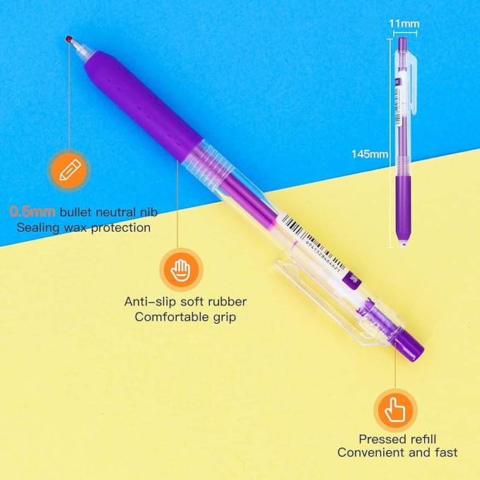 Jelly colors Journal Planner Pens Colorful 0.5mm Markers Fine Tip Drawing Pen Porous Fineliner Pen for Bullet Journaling Writing Note Taking Coloring Art Office School Supplies (12 jelly colors)
