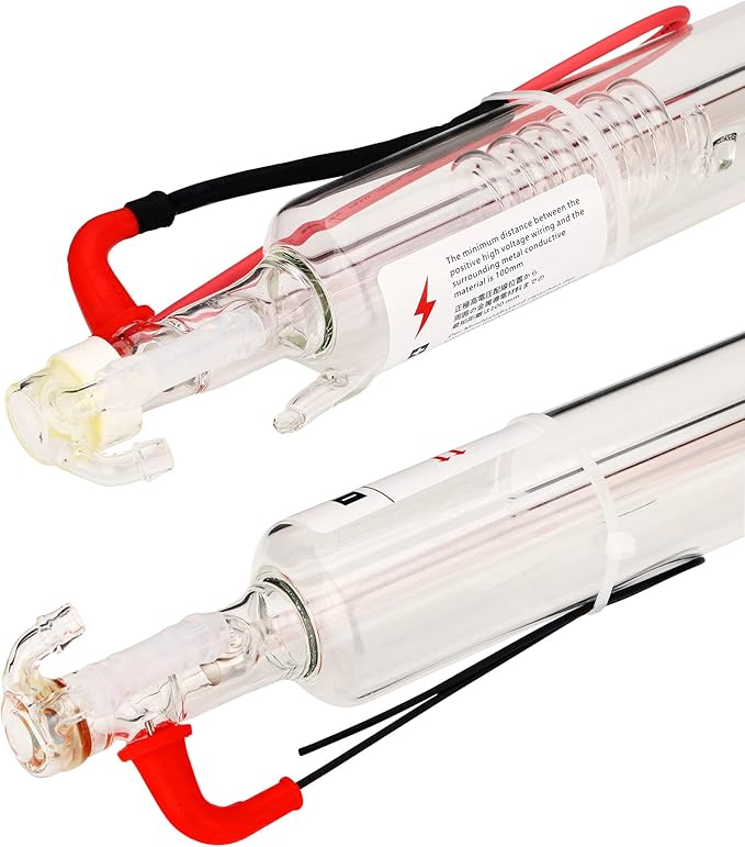 LD-Teemm CO2 Laser Tube, 180W CO2 Laser Tube with Coating 180 watt Length 1900mm Dia. 90mm, Wire Pre-Connected for CO2 Laser Cutter Laser Engraving Cutting Machine
