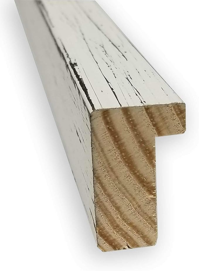 Amanti Art Natural Cork Board for Wall, 15x23 Vision Board with White Frame, Small Corkboard Office Decor for Home Organization, Cottage Corkboard Pinboard to Display Items for Home Organization in