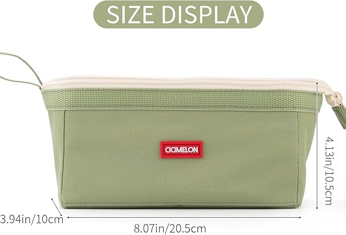 CICIMELON Pencil Case Large Capacity Pencil Pouch Pen Bag for School Teen Girl Boy Men Women