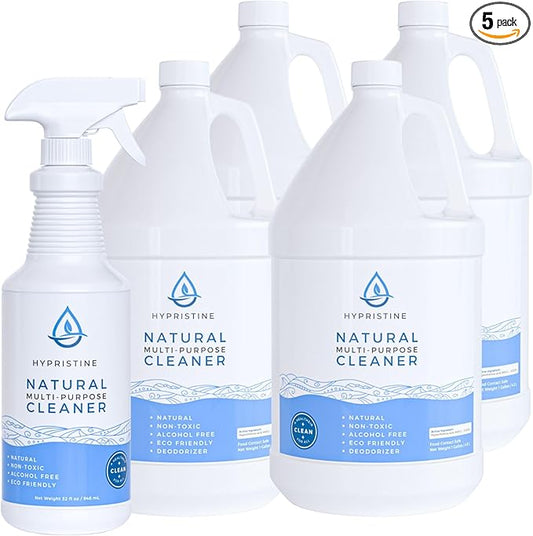PURE Hypochlorous Acid Spray, Multi-Purpose Cleaner, Superior Shelf Life, 0% Bleach, 0% Alcohol, Food Contact Safe, Eliminate Non-Living Allergens, Remove Pet Odor, Clean Any Surface