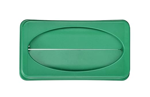 Alpine 23 Gallon Slim Trash/Recycling BIN Swing LID Green