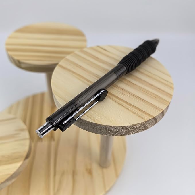 Fengtaiyuan Black Ink, 0.5mm, Retractable Gel Ink Rollerball Pens, Extra Fine, Comfortable Grip, Easy Hold, Writting Smooth, 6 Pack (BlackZS05P6)
