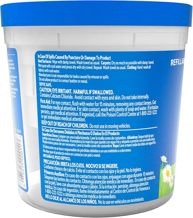 DampRid Fresh Scent Refillable Moisture Absorber - 10.5oz cup – Traps Moisture for Fresher, Cleaner Air