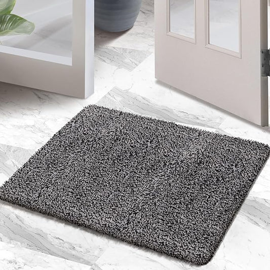 Premium Microfiber Indoor Door Mat – 20"x30" Washable Entry Mat, Non-Slip, Waterproof Backing, Super Absorbent, Low Profile Entryway Doormat for Indoor Entrance