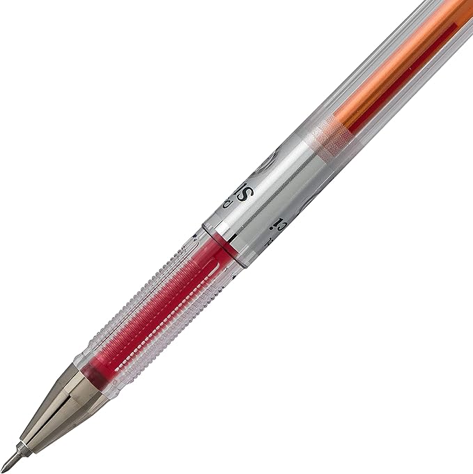 Pentel Arts Slicci 0.25 mm Extra Fine Gel Pen, Orange Ink, 1 Pack (BG202BPF1)
