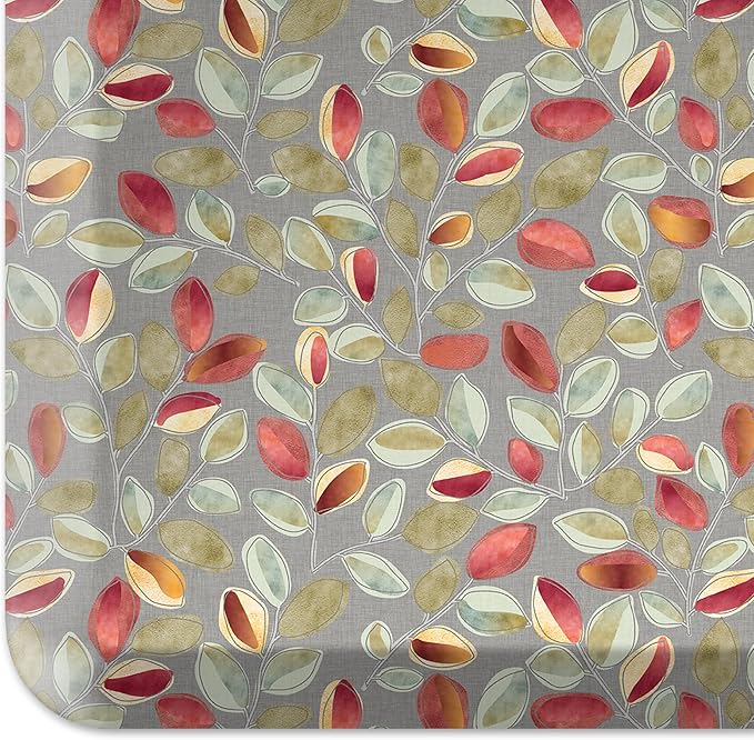 GelPro Anti-Fatigue Designer Comfort Kitchen Floor Mat Orchard Sultry Grey 30x108