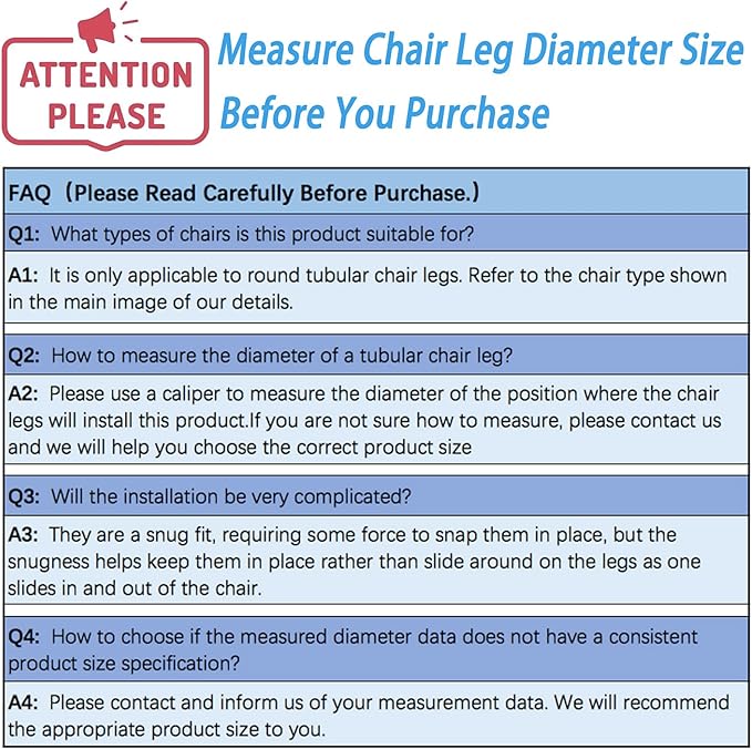 Rectangle U Shaped Chair Leg Tips Cap with Felt Pads,Furniture Feet Protector Slide Smoothly Glides,Protect Hardwood Floor No Scratches No Noise,Fit 12mm(15/32inch) Diameter Tubular Legs (Black 32PCS)
