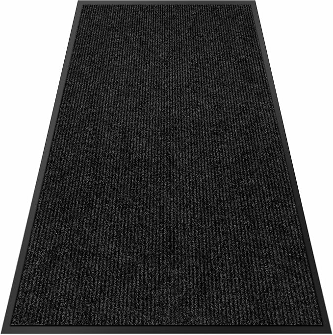 2′ x 32′ Front Door Mat Indoor Outdoor Entrance, Commercial Floor Mat Heavy Duty Dirt Trapper Entryway Doormat, Custom Size Non Slip Rubber Backing Welcome mat, Door Mat for High Traffic Area